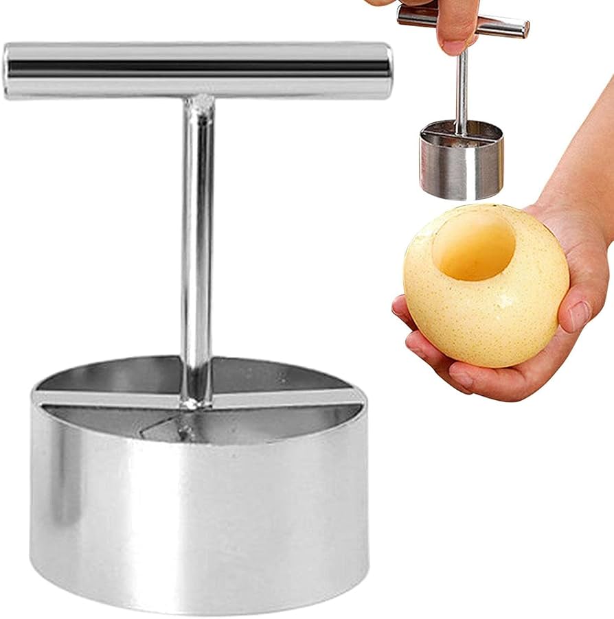 Amazon.co.jp: リンゴ 芯取り りんご芯取り ステンレス製 リンゴ